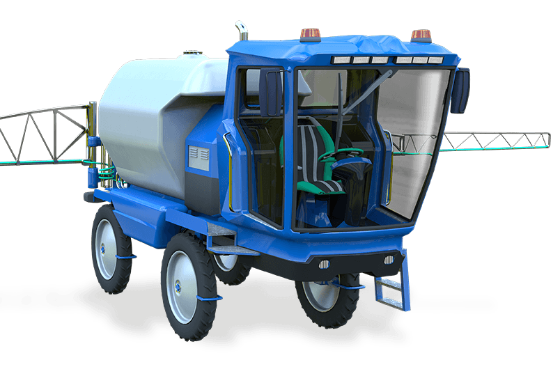 Автоматизация сельскохозяйственного опрыскивателя