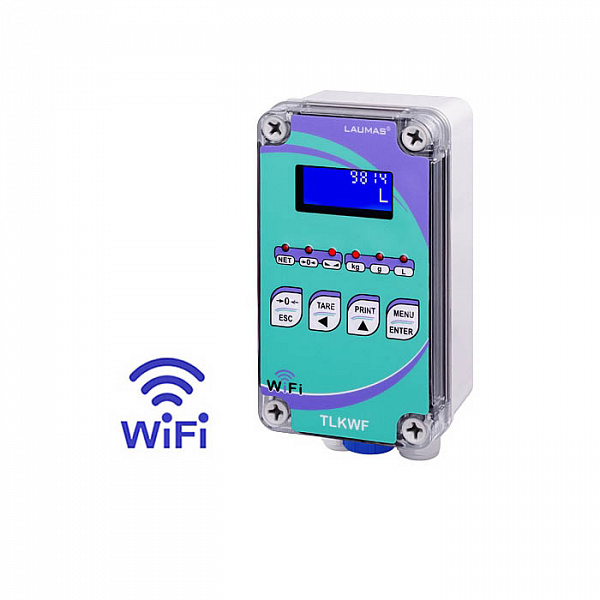 Беспроводной цифровой преобразователь сигнала тензодатчика веса - WiFi - RS485 - RS232 LAUMAS  TLKWF